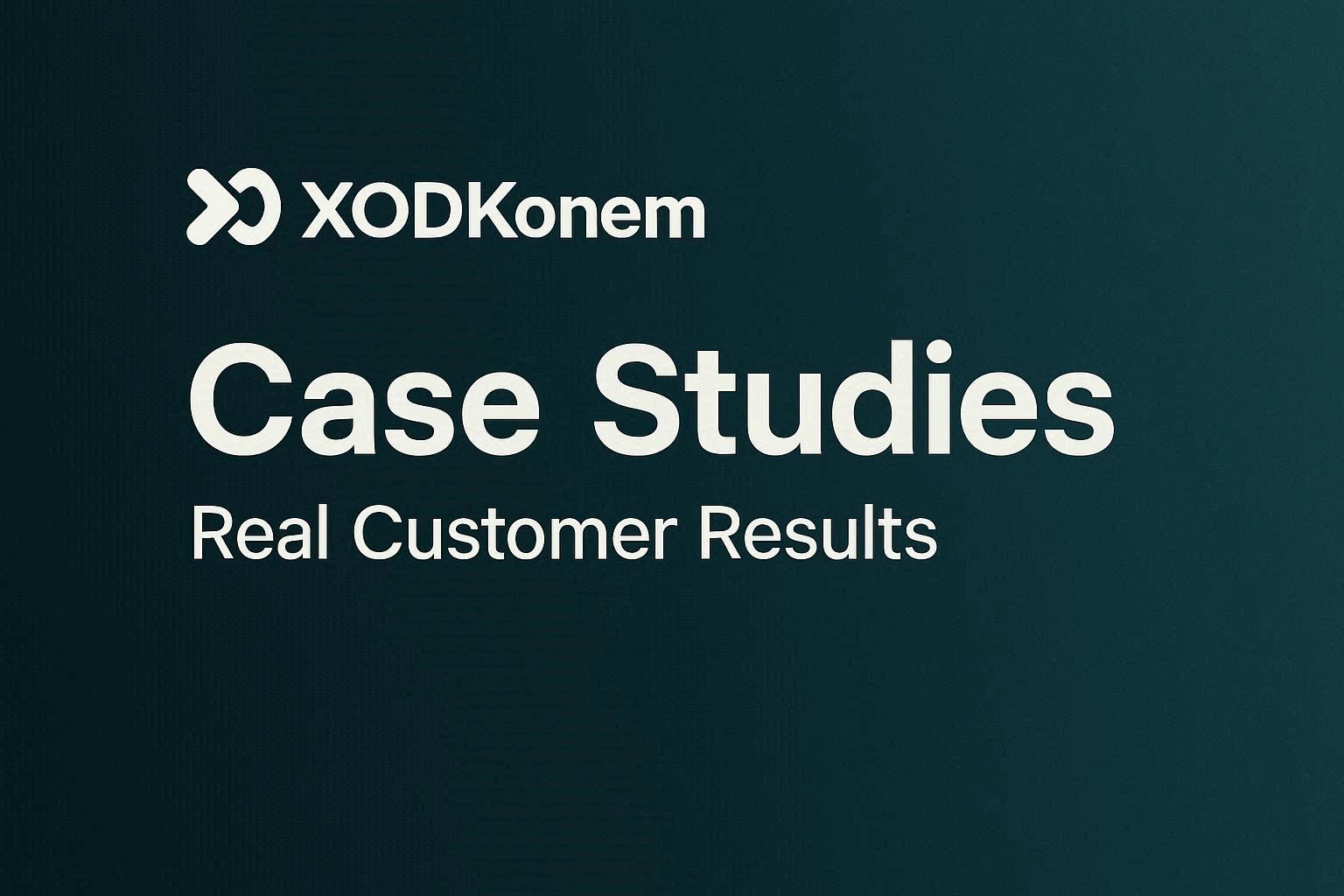 Кейсы XODKonem: реальные результаты клиентов